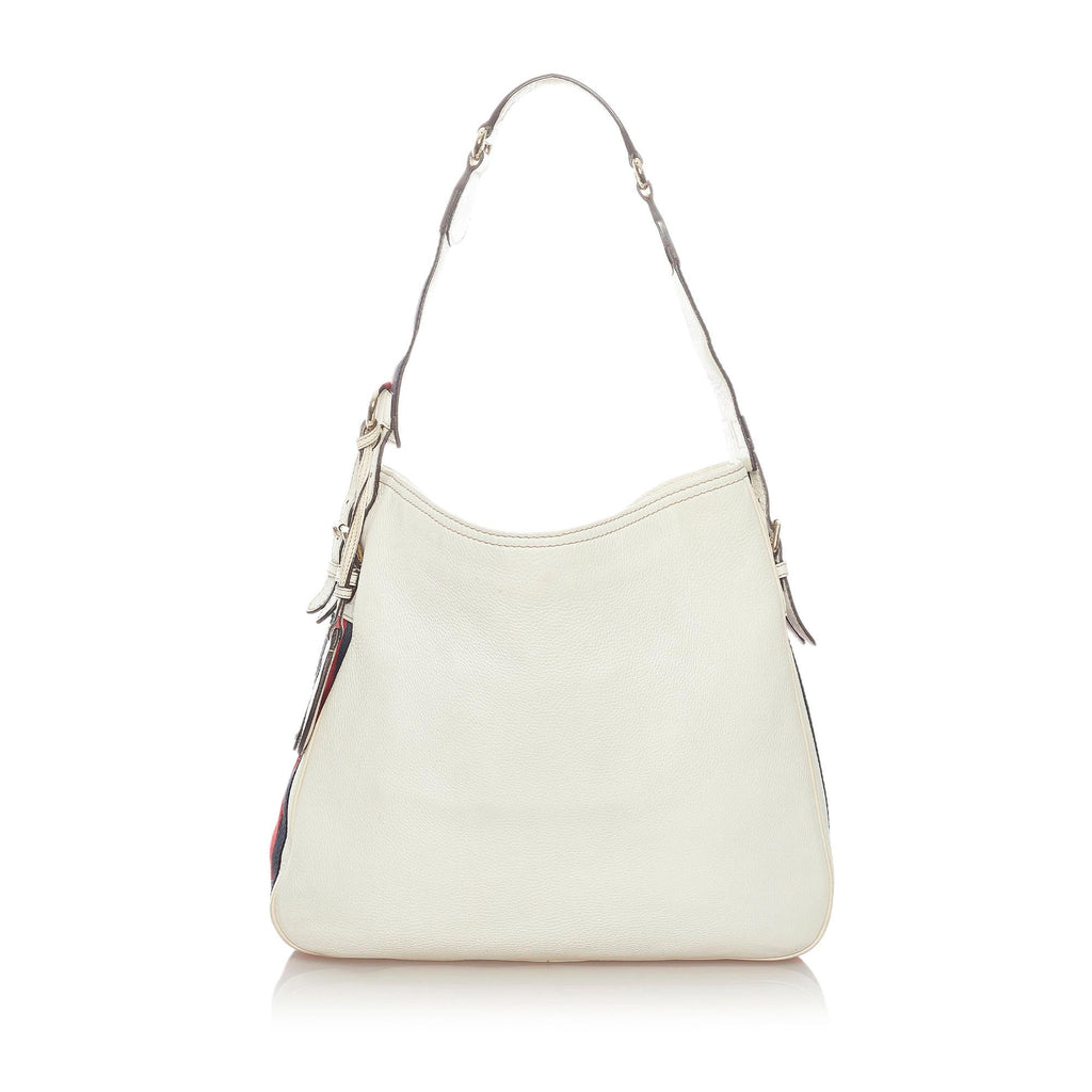 Gucci Leather Heritage Shoulder Bag (SHG-33271)