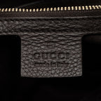 Gucci Leather Heritage Web Buckle Medium Satchel