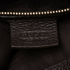 Gucci Leather Heritage Web Buckle Medium Satchel