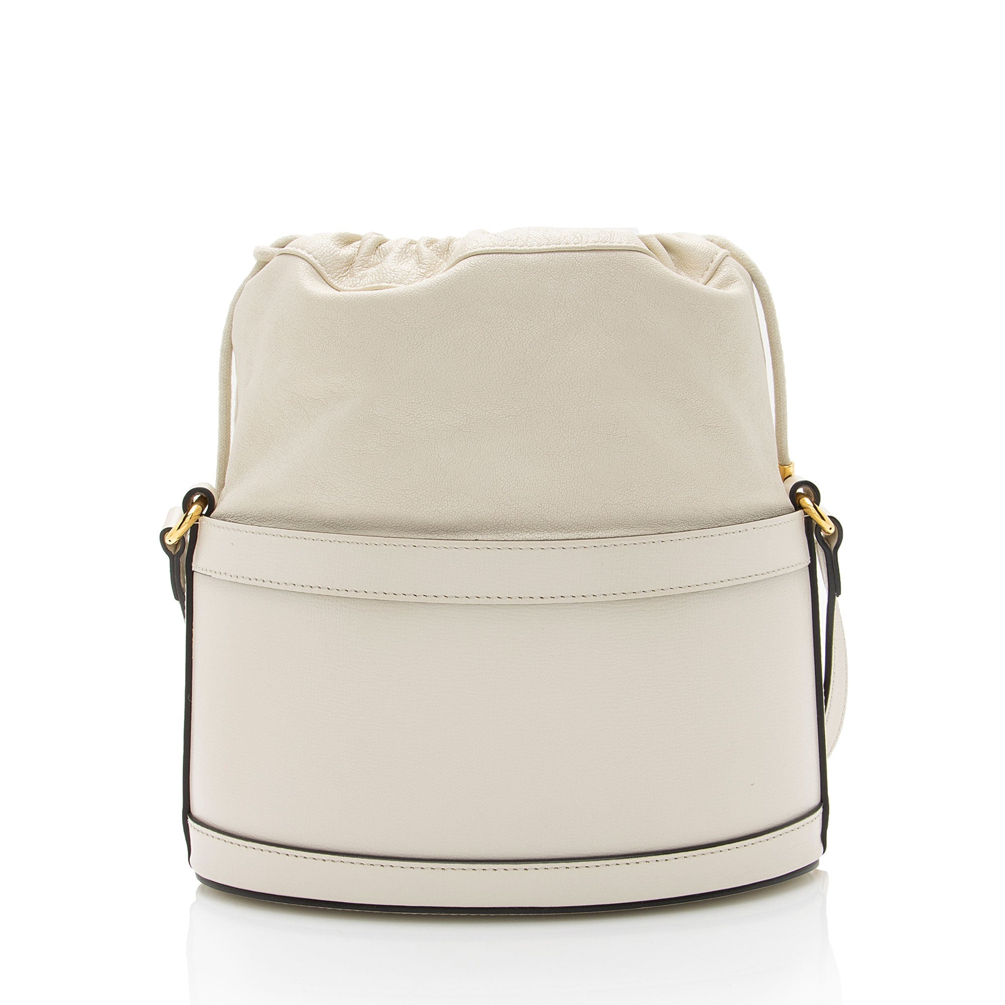 Gucci Leather Horsebit 1955 Drawstring Bucket Bag