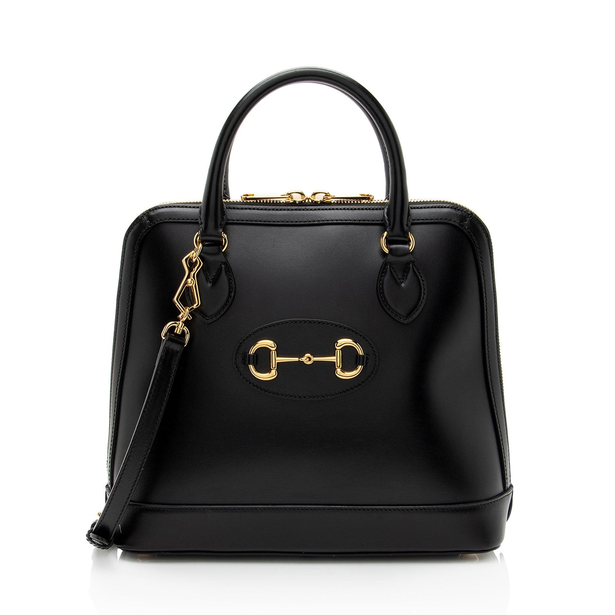 Gucci Leather Horsebit 1955 Medium Satchel