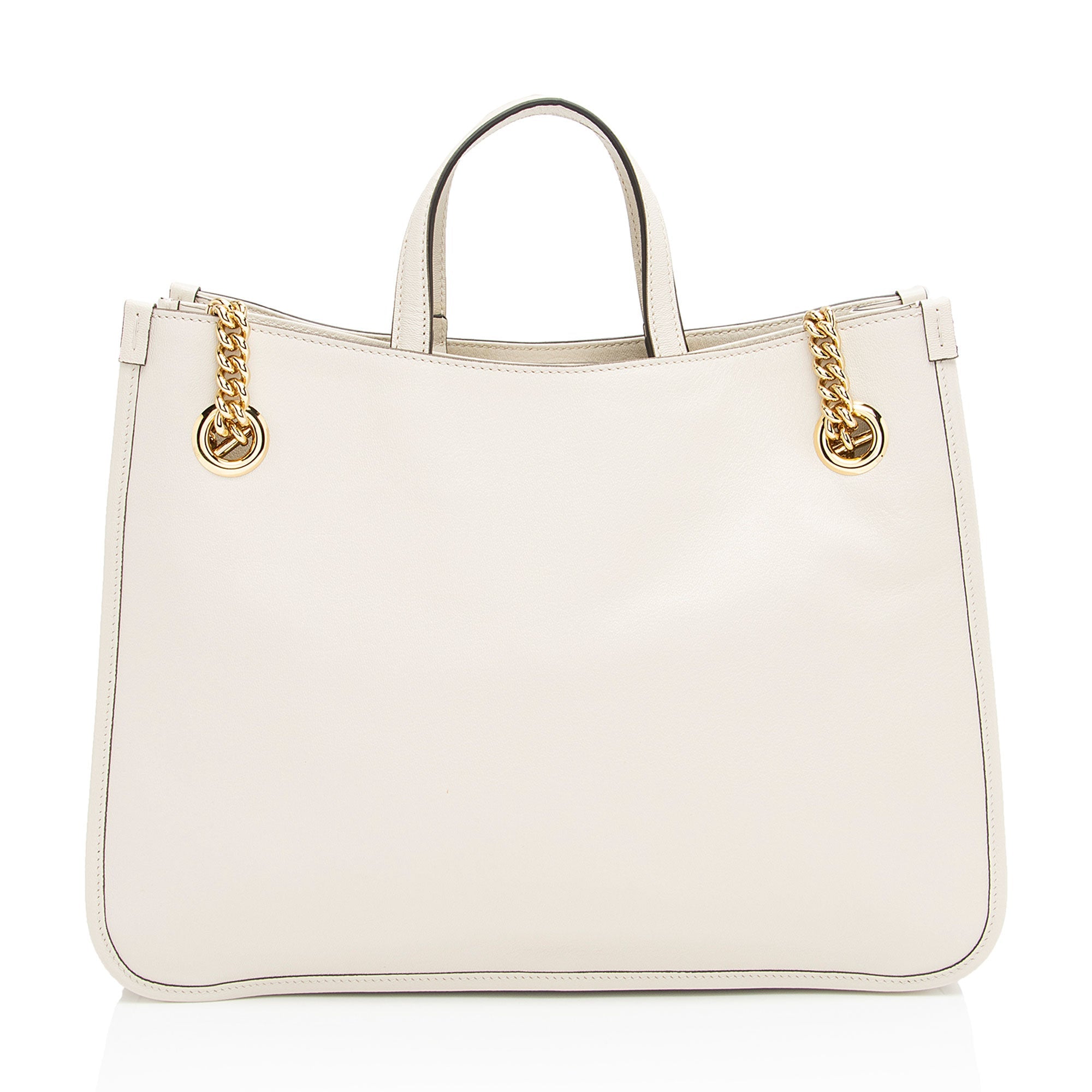 Gucci Leather Horsebit 1955 Medium Tote (SHF-BigRbj)
