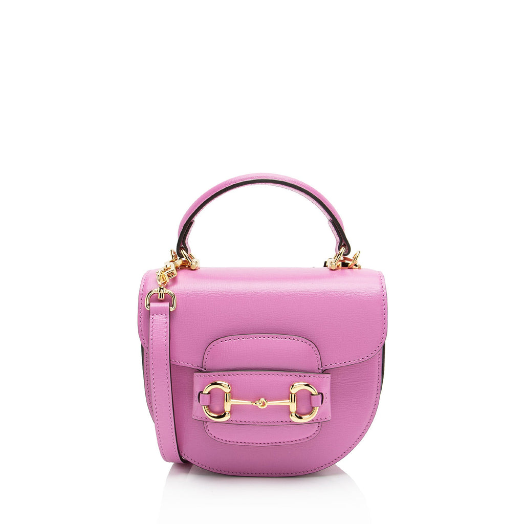 Gucci Leather Horsebit 1955 Mini Top Handle