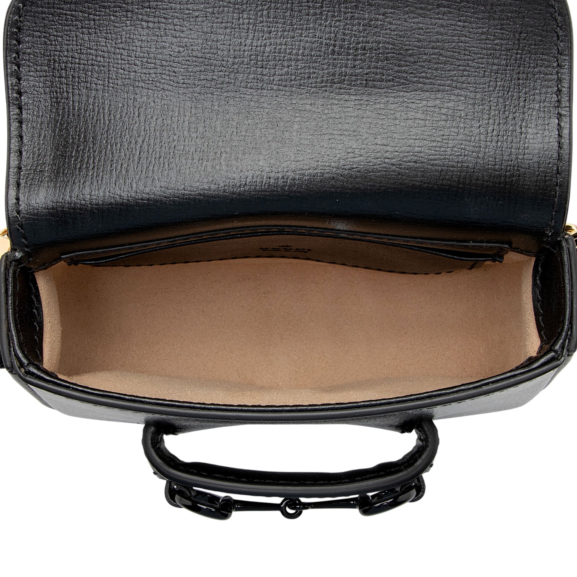 Gucci Leather Horsebit 1955 Super Mini Shoulder Bag