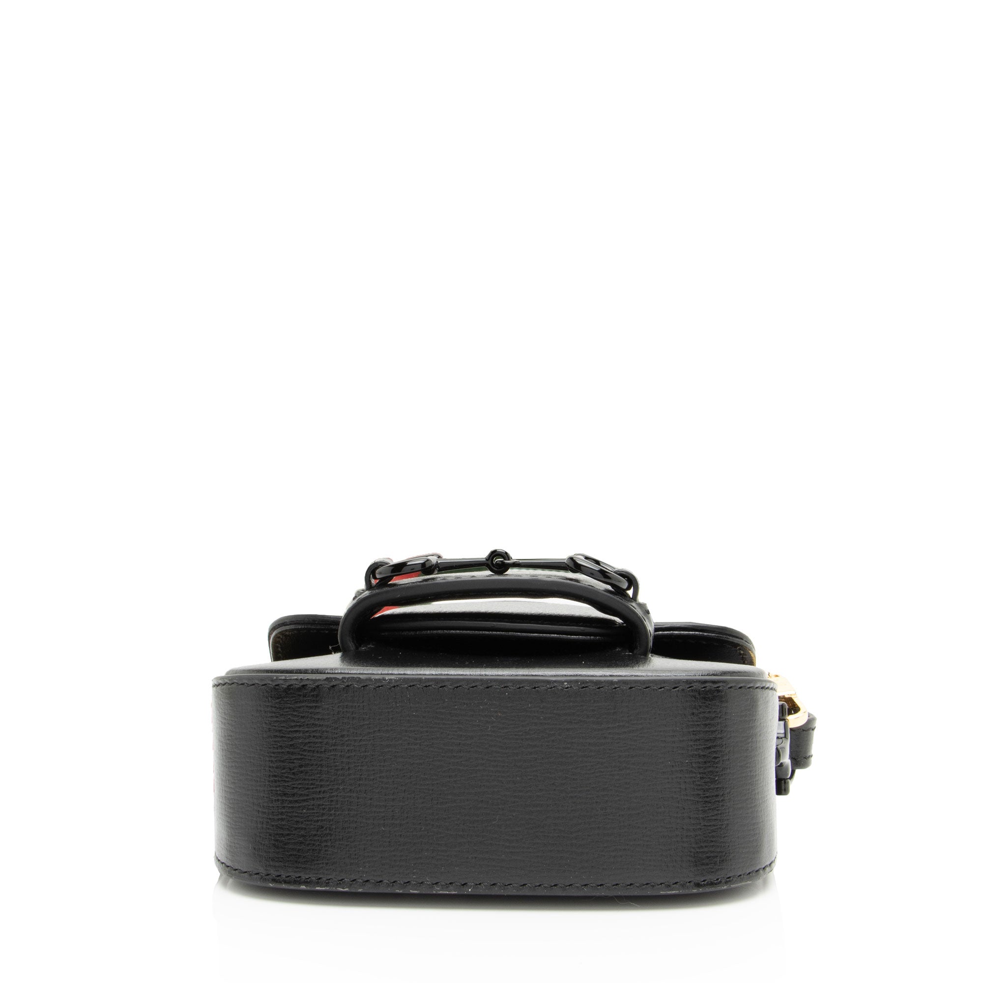 Gucci Leather Horsebit 1955 Super Mini Shoulder Bag
