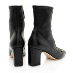 Gucci Leather Horsebit Ankle Boots - Size 8 / 38