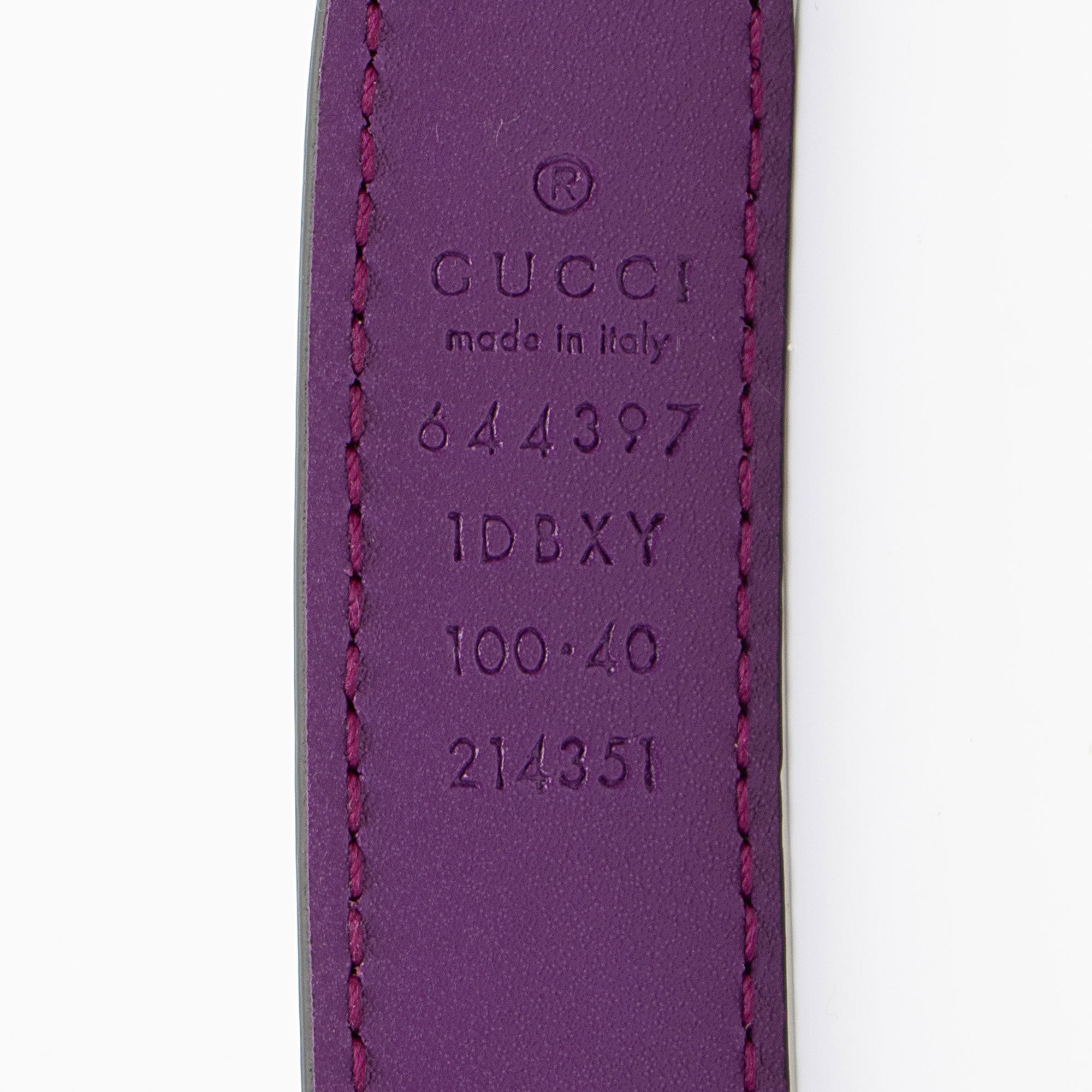 Gucci Smooth Leather Horsebit Belt - Size 40 / 100