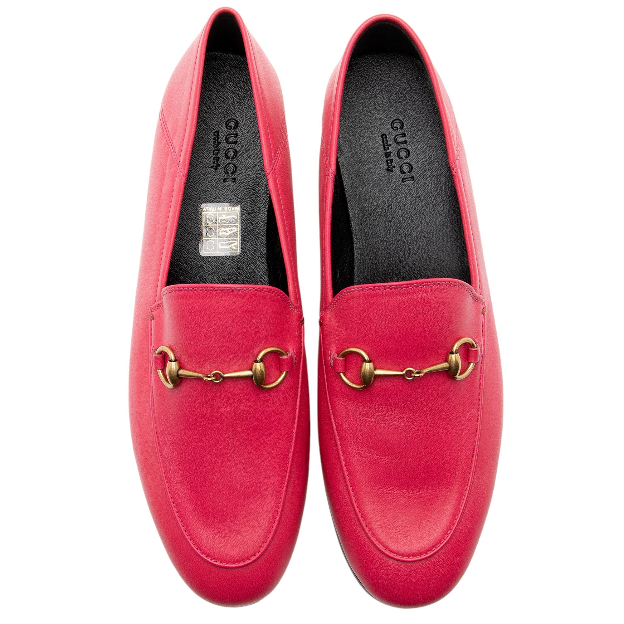 Gucci Leather Horsebit Brixton Loafers - Size 8.5 / 38.5 (SHF-4tvbUc)