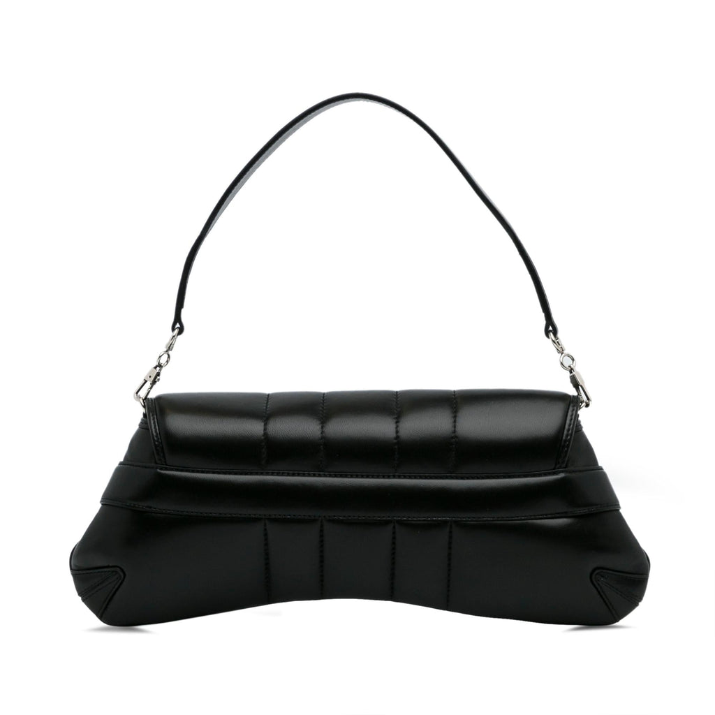 Gucci Leather Horsebit Chain Satchel (SHG-RhaWYN)