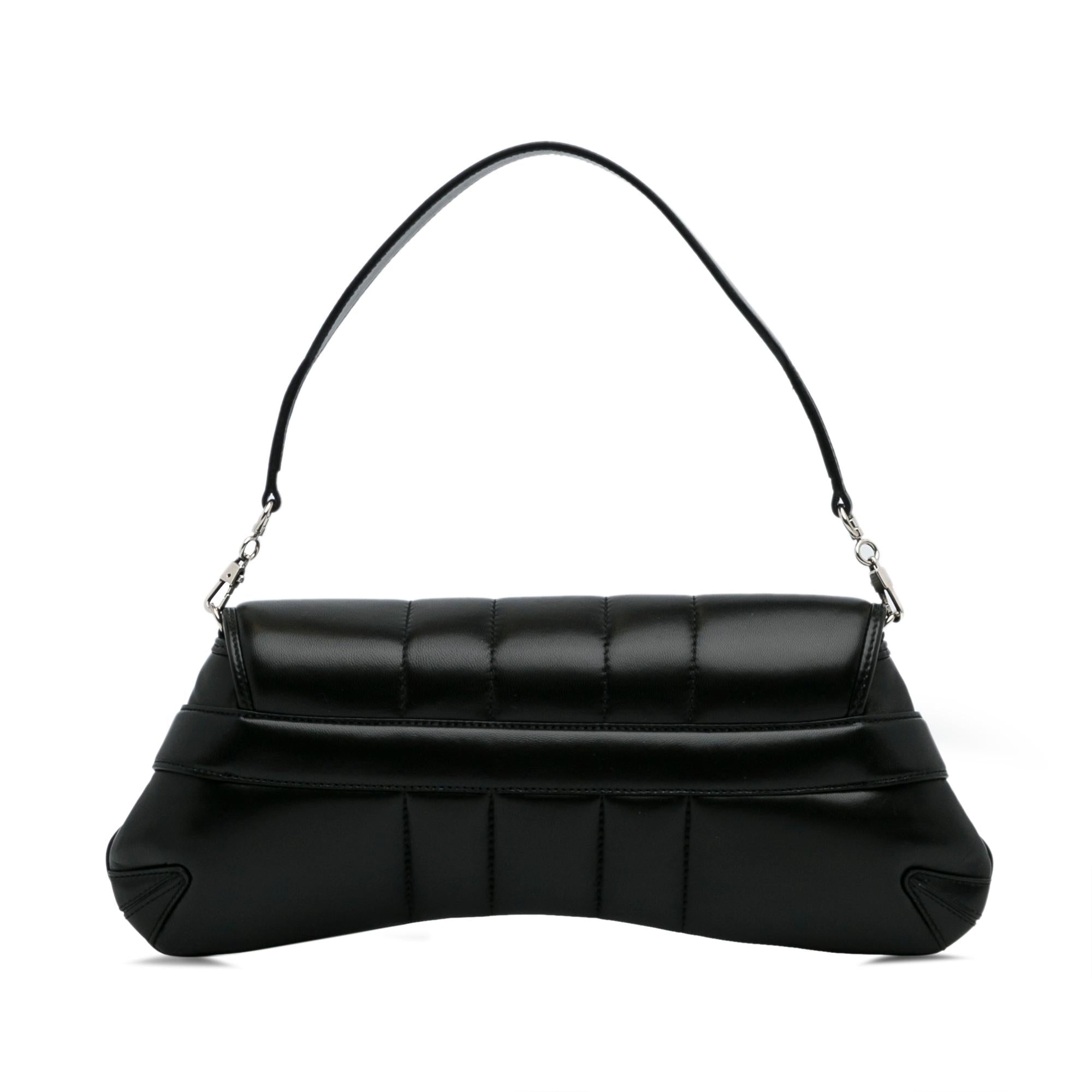 Gucci Leather Horsebit Chain Satchel (SHG-RhaWYN)