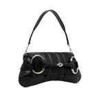 Gucci Leather Horsebit Chain Satchel (SHG-RhaWYN)