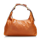Gucci Leather Horsebit Hobo (SHG-OUFvKC)