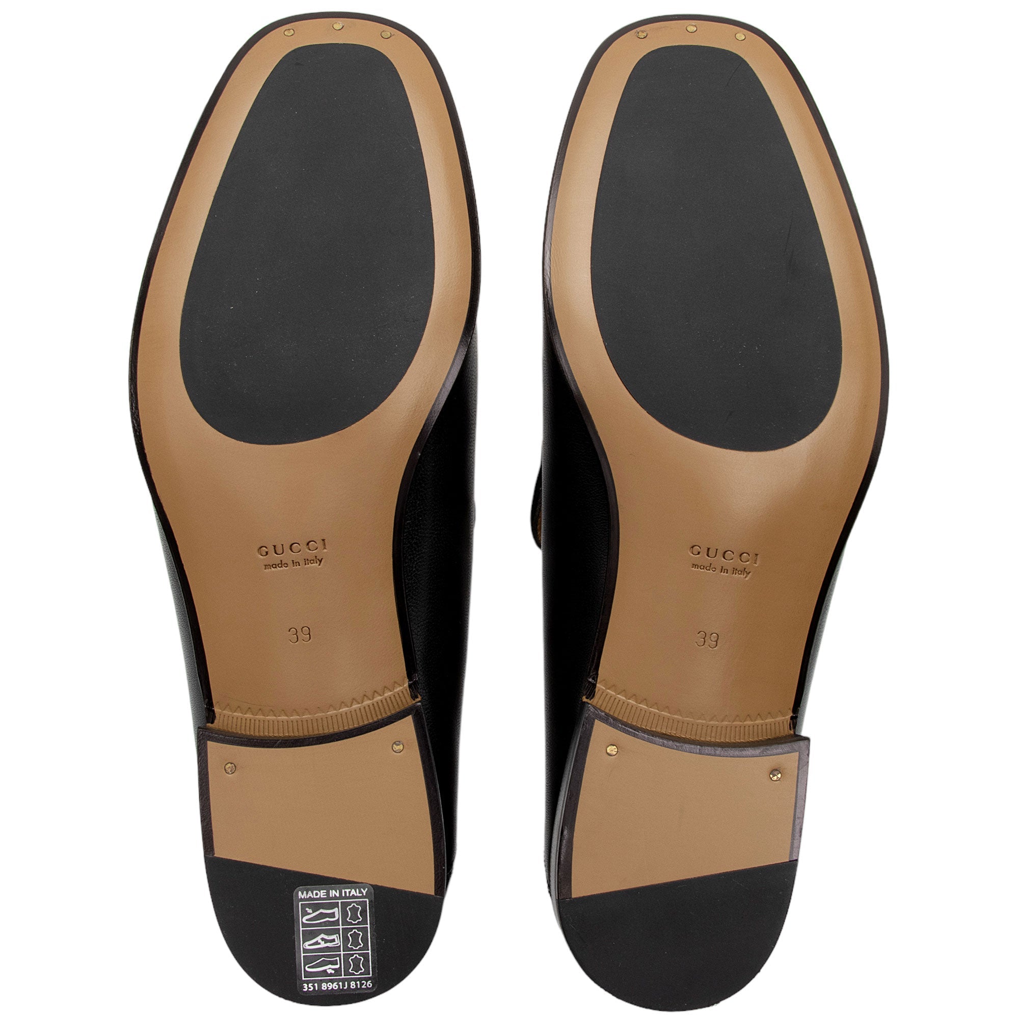 Gucci Leather Horsebit Loafers - Size 9 / 39 (SHF-Qrte4B)