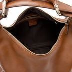 Gucci Leather Horsebit Medium Hobo (SHF-15327)