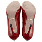 Gucci Leather Horsebit Peep Toe Pumps - Size 7 / 37 (SHF-AxyIGd)