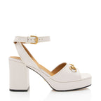 Gucci Leather Horsebit Platform Sandals - Size 9 / 39 (SHF-uICr63)