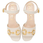 Gucci Leather Horsebit 25mm Sandals - Size 7.5 / 37.5 (SHF-u8CxO8)