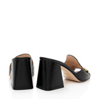 Gucci Leather Horsebit Slide Sandals - Size 7.5 / 37.5