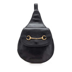 Gucci Leather Horsebit Sling Bag
