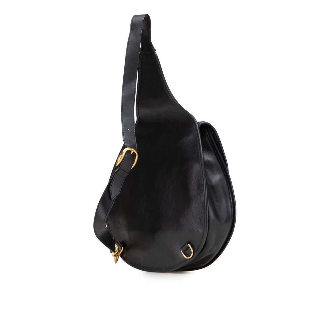 Gucci Leather Horsebit Sling Bag
