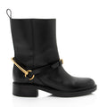 Gucci Leather Horsebit Tess Boots - Size 7 / 37 (SHF-2Ff59b)