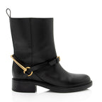 Gucci Leather Horsebit Tess Boots - Size 7 / 37 (SHF-2Ff59b)