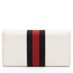 Gucci Leather Horsebit Web Continental Wallet (SHF-yXh8tm)