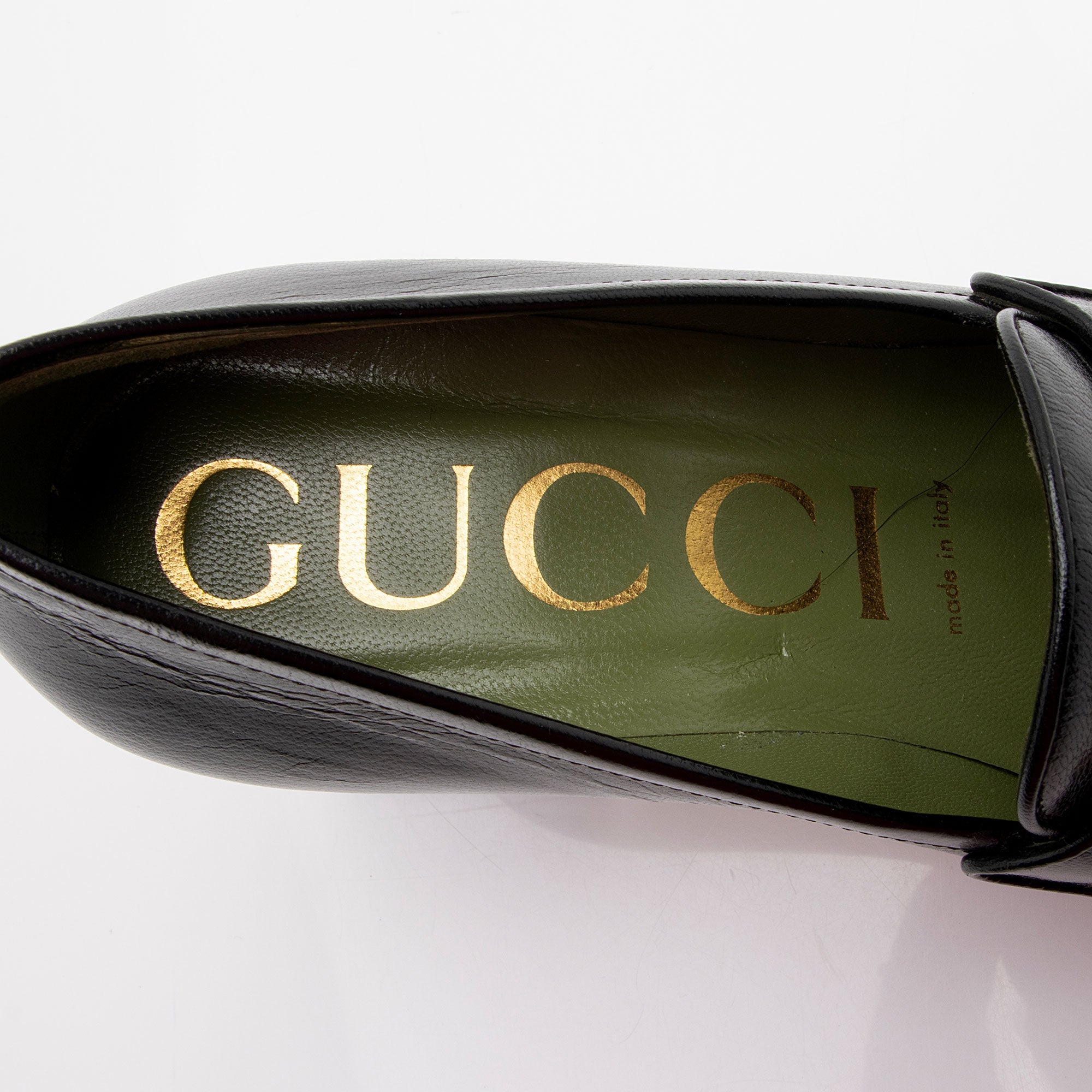 Gucci Leather Horsebit Platform Loafers - Size 8 / 38 (SHF-5KQ35o)