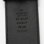Gucci Leather Interlocking G Belt - Size 30 / 75 (SHF-NqTH3k)