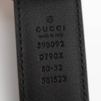 Gucci Leather Interlocking G Belt - Size 32 / 80 (SHF-23273)