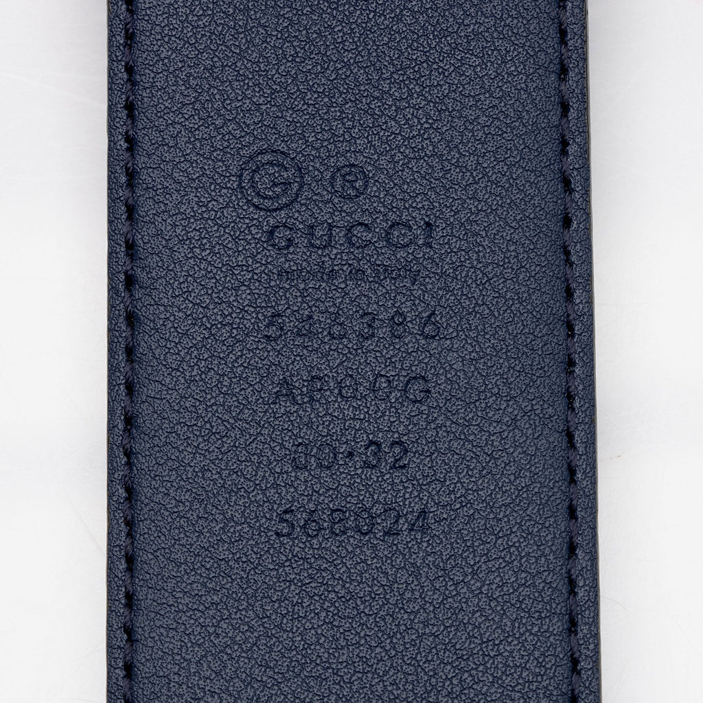 Gucci Leather Interlocking G Belt - Size 32 / 80 (SHF-TrDMkX)
