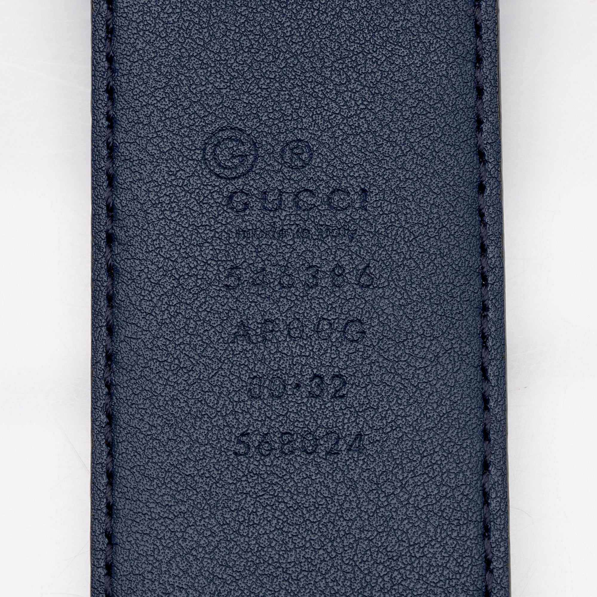 Gucci Leather Interlocking G Belt - Size 32 / 80 (SHF-TrDMkX)