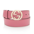 Gucci Leather Interlocking G Belt - Size 34 / 85 (SHF-kx52YG)