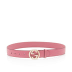 Gucci Leather Interlocking G Belt - Size 34 / 85