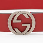 Gucci Leather Interlocking G Belt - Size 34 / 85