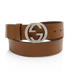 Gucci Leather Interlocking G Belt - Size 38 / 95 (SHF-gSUDgk)