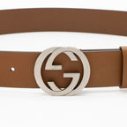 Gucci Leather Interlocking G Belt - Size 38 / 95