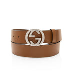 Gucci Leather Interlocking G Belt - Size 38 / 95