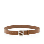 Gucci Leather Interlocking G Belt - Size 38 / 95