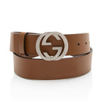 Gucci Leather Interlocking G Belt - Size 38 / 95
