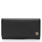 Gucci Leather Interlocking G Betty Continental Wallet (SHF-4WcPnu)