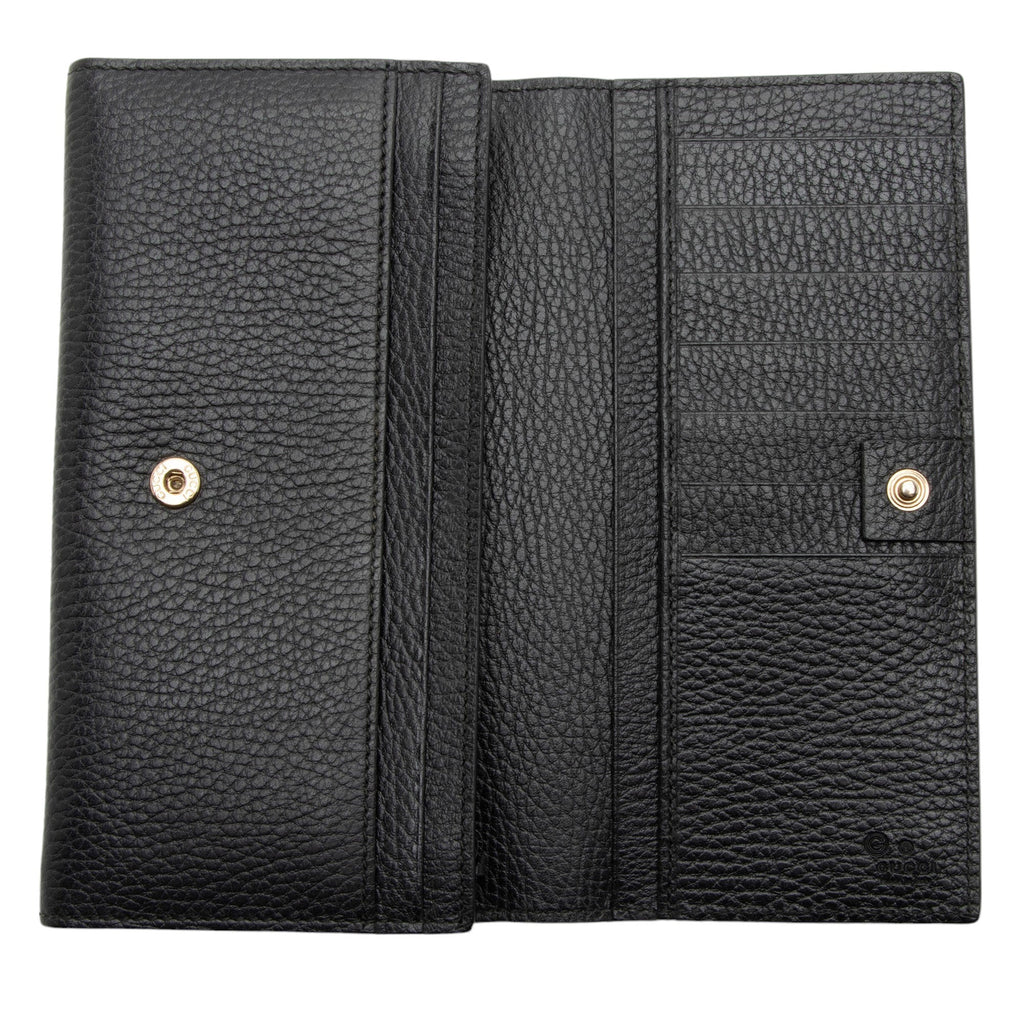 Gucci Leather Interlocking G Betty Continental Wallet (SHF-4WcPnu)