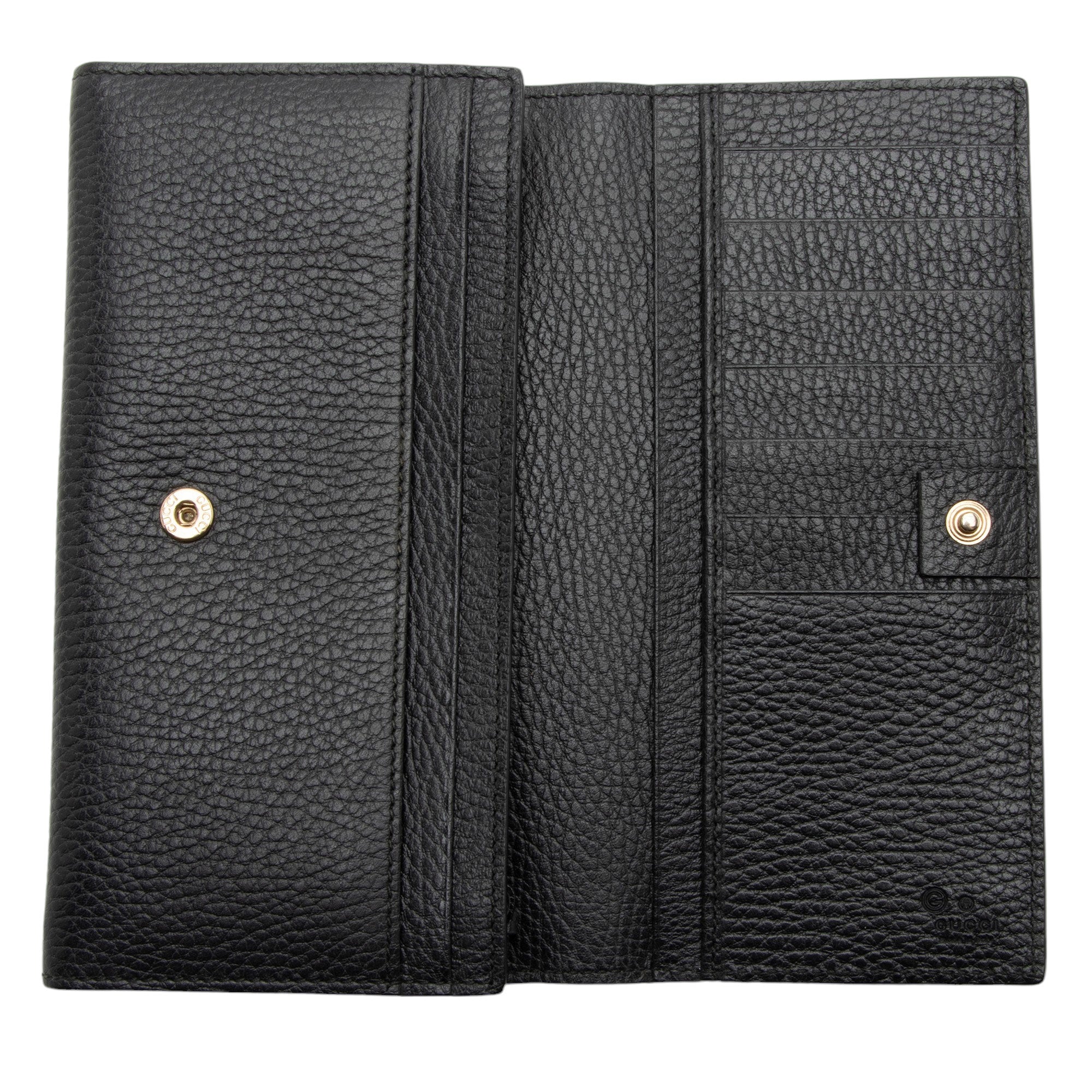 Gucci Leather Interlocking G Betty Continental Wallet (SHF-4WcPnu)