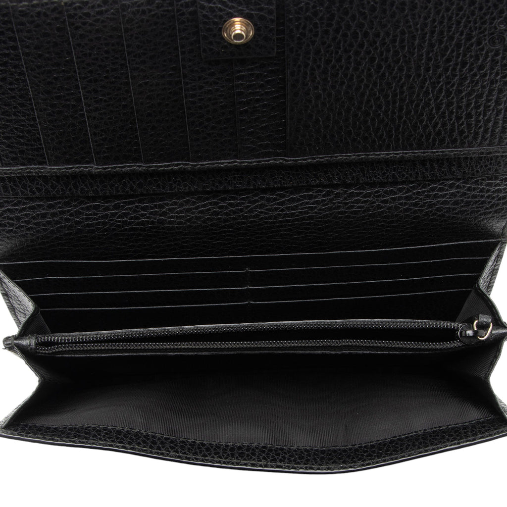 Gucci Leather Interlocking G Betty Continental Wallet (SHF-4WcPnu)
