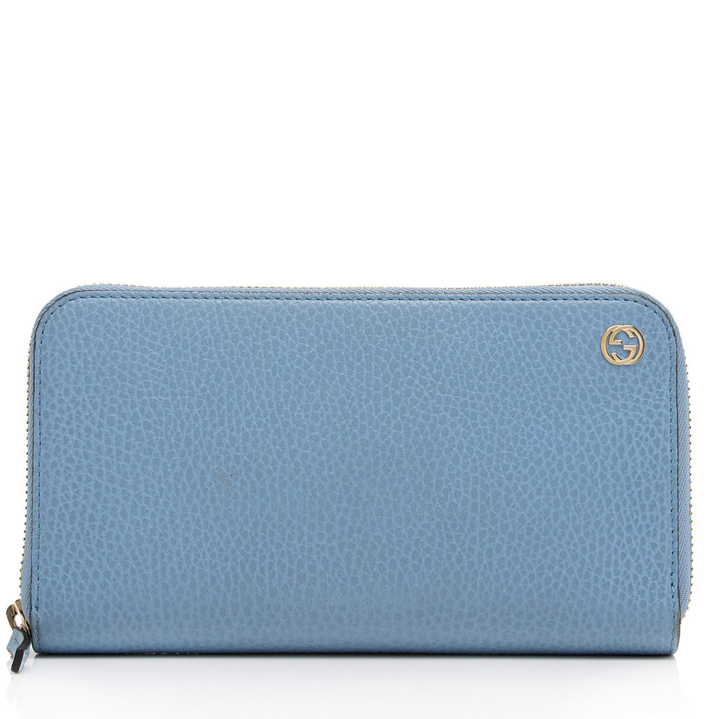 Gucci Leather Interlocking G Betty Zip Around Wallet (SHF-GqhcA2)
