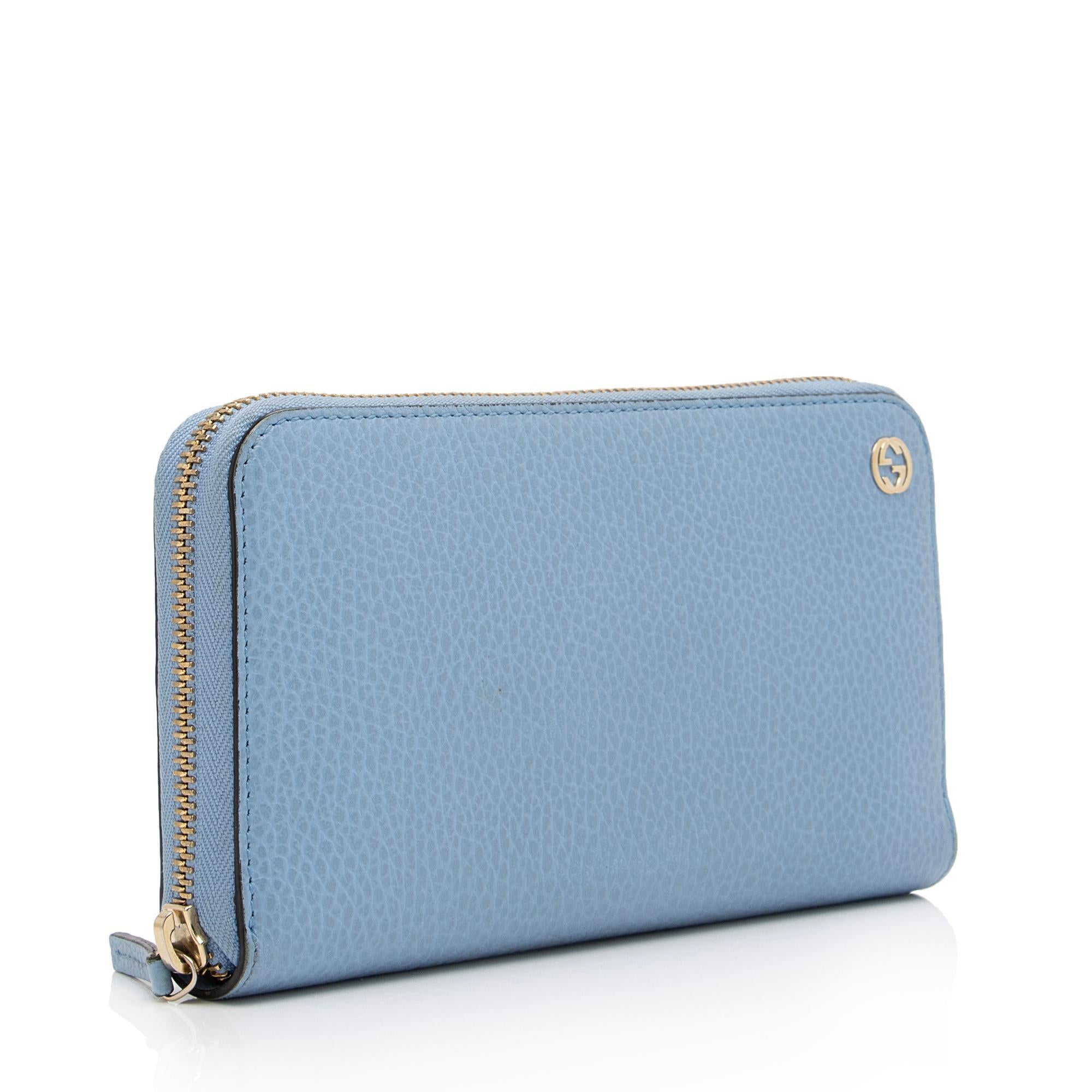 Gucci Leather Interlocking G Betty Zip Around Wallet (SHF-GqhcA2)