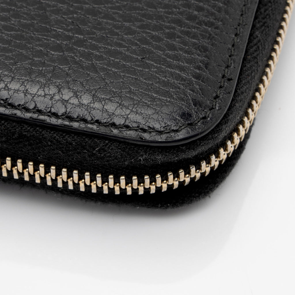 Gucci Leather Interlocking G Betty Zip Around Wallet (SHF-oH87eO)