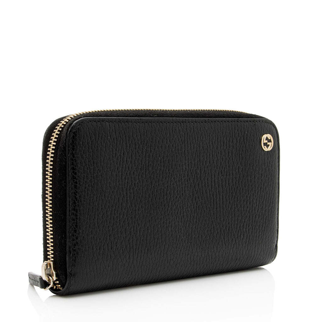 Gucci Leather Interlocking G Betty Zip Around Wallet (SHF-oH87eO)