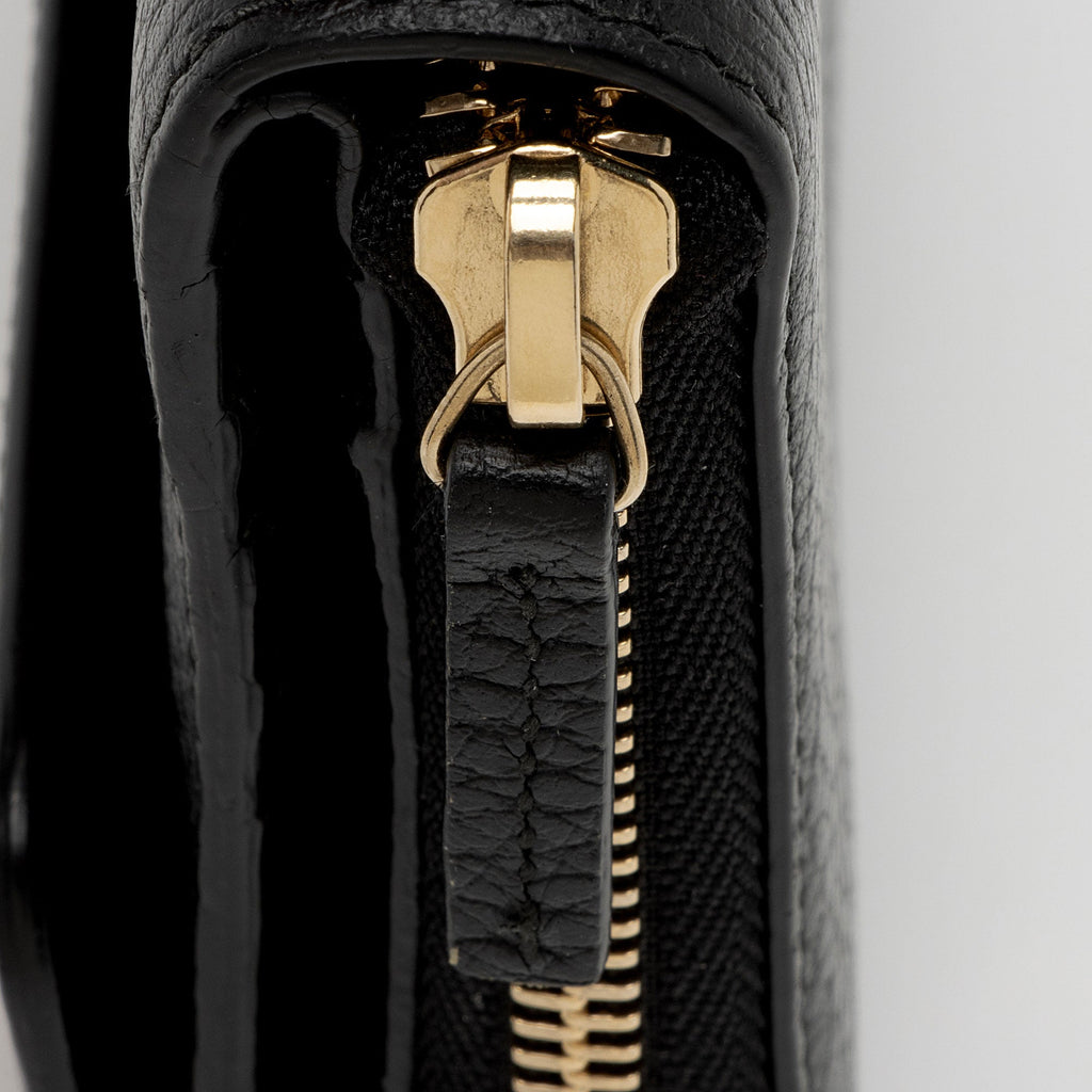 Gucci Leather Interlocking G Continental Wallet (SHF-6vJqS2)
