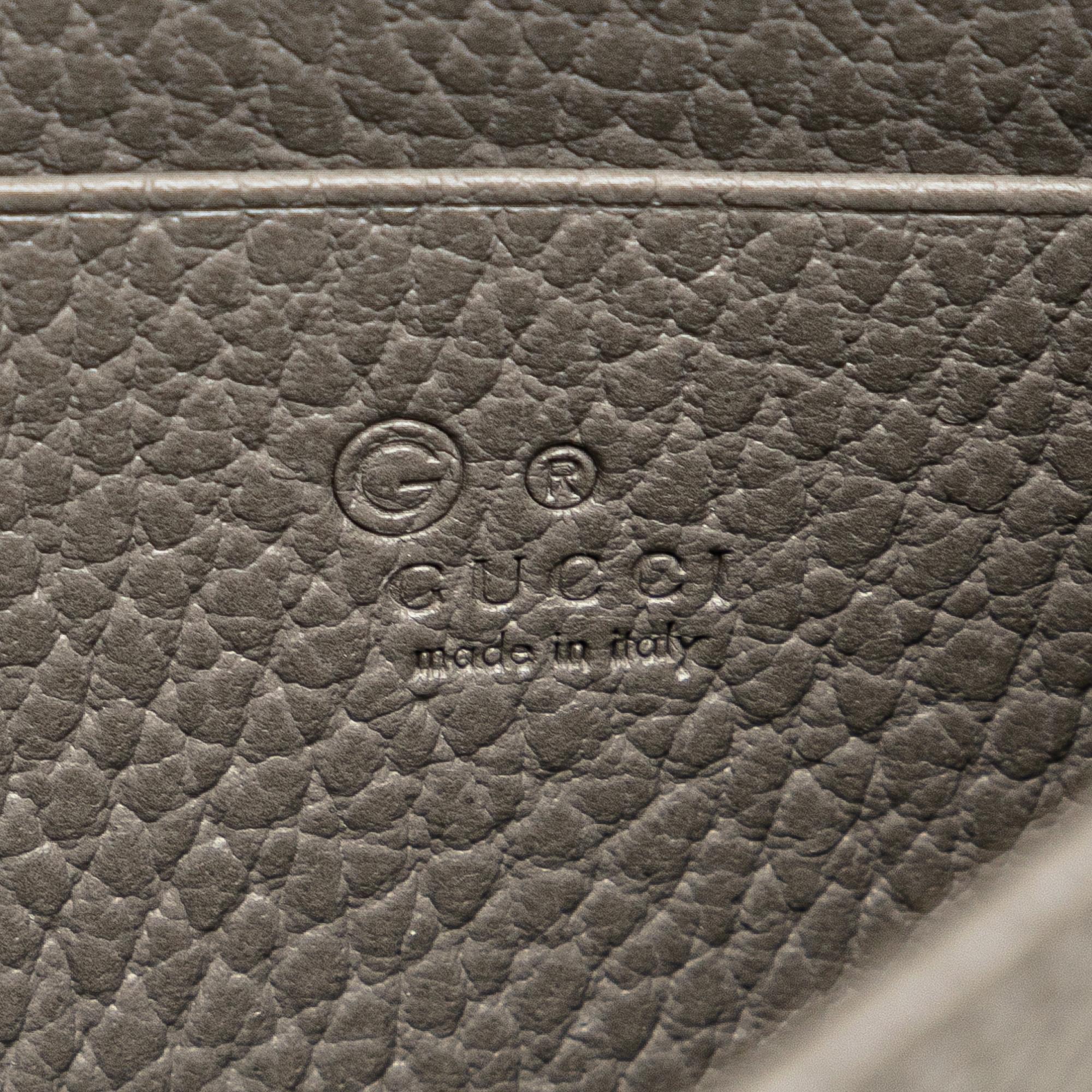 Gucci Leather Interlocking G Dollar Wallet on Chain (SHG-hAQbC2)